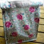 Oilcloth Lunch Bag - Flowe..
