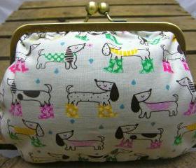 6' Fabby Purse - Puppy in Wellies